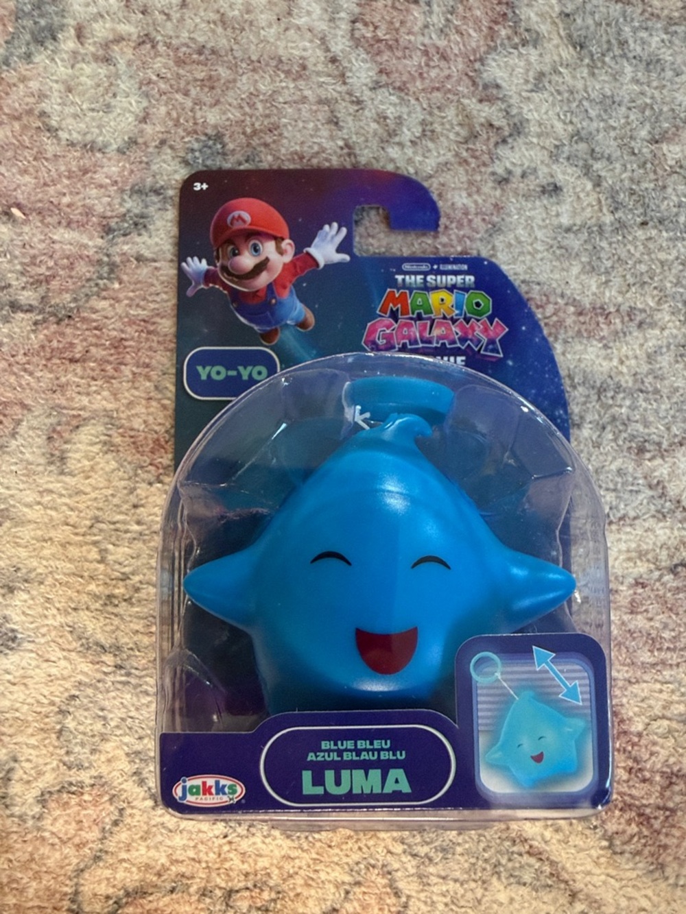 Jakks Pacific Super Mario Galaxy Blue Luma Yo-Yo Toy